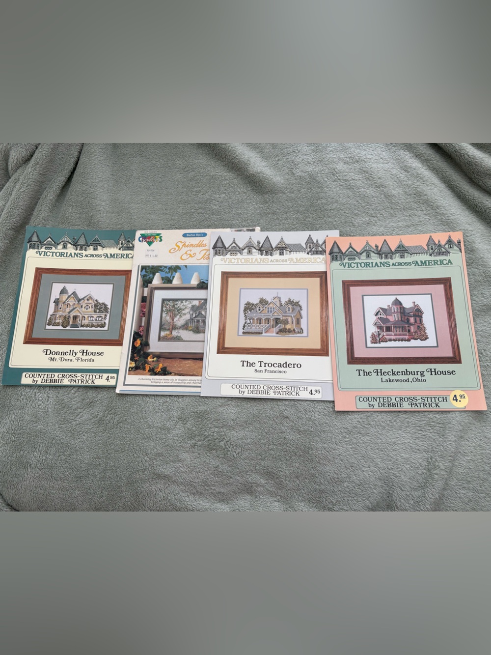 Victorian House Cross Stitch Pattern Booklets Set of 4 ✨🏡